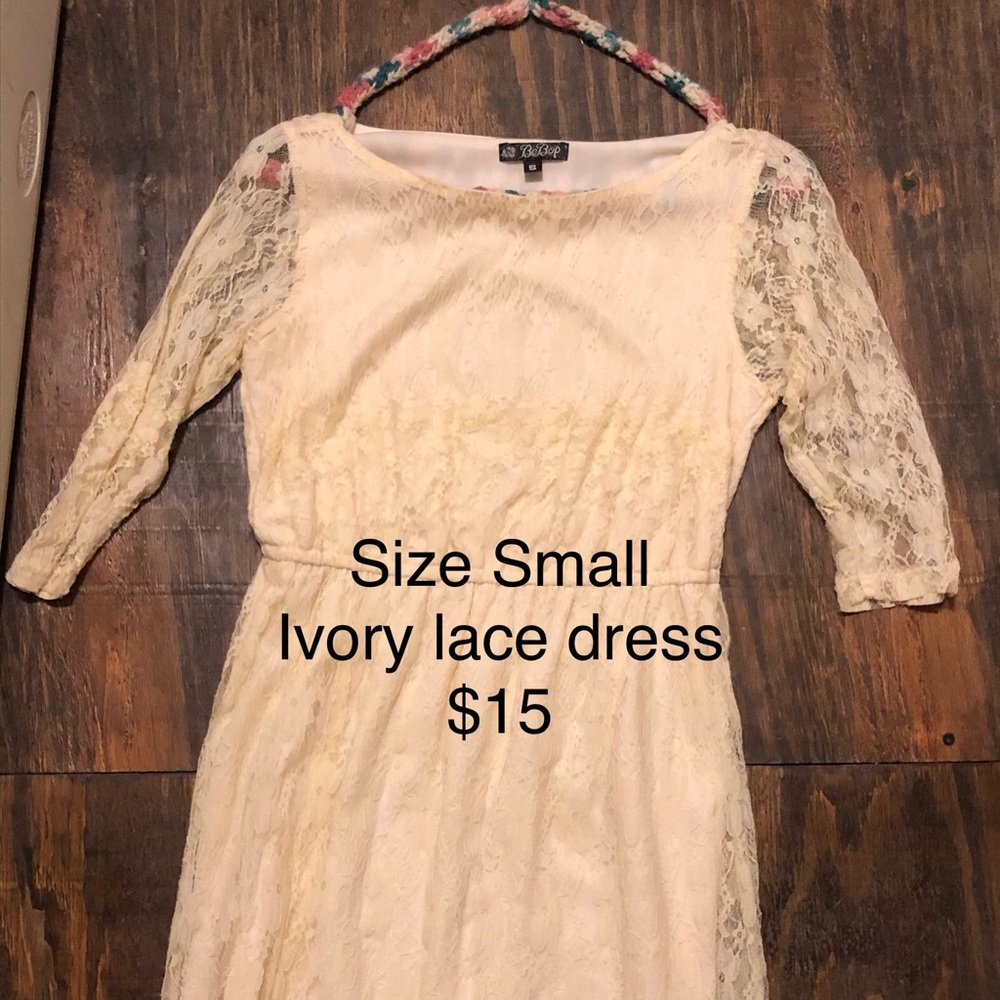 Ivory lace dress